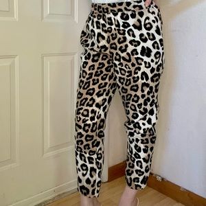 Banana Republic Leopard Print Elastic Waist Women’s Hayden Pant